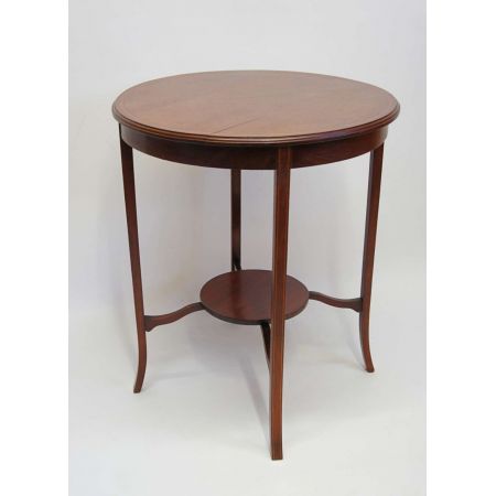 Edwardianischer antiker Mahagoni Beistelltisch englisch ca 1900