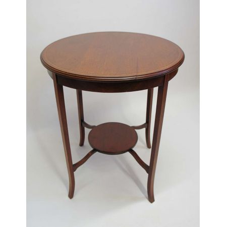 Edwardianischer antiker Mahagoni Beistelltisch englisch ca 1900