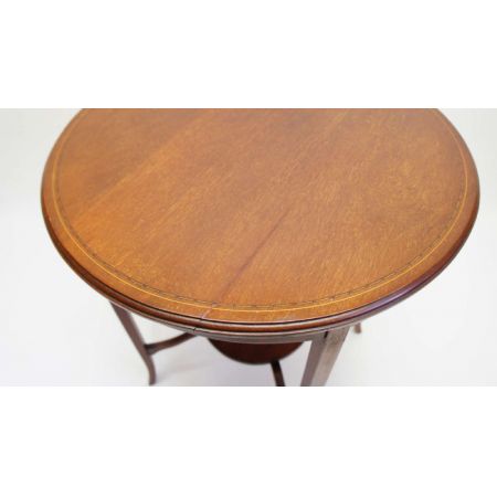 Edwardianischer antiker Mahagoni Beistelltisch englisch ca 1900