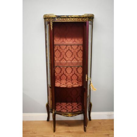 Antike Mahagoni Vitrine original britisch ca 1920