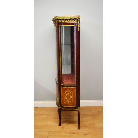 Antike Mahagoni Vitrine original britisch ca 1920