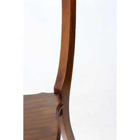 Edwardianischer Arts & Crafts Nussbaum Beistelltisch antik ca 1905