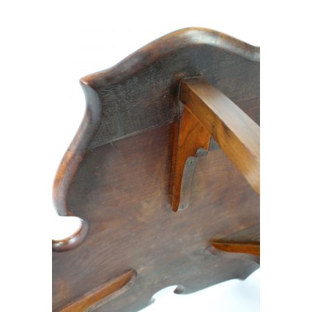 Edwardianischer Arts & Crafts Nussbaum Beistelltisch antik ca 1905