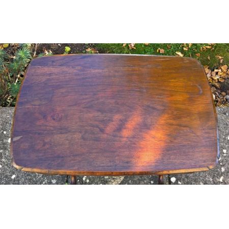 Antiker Regency Sekretär Nussbaum britisch ca 1840