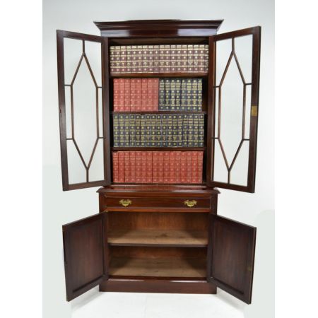 Antikes viktorianisches Mahagoni Bücherregal englisch ca 1900