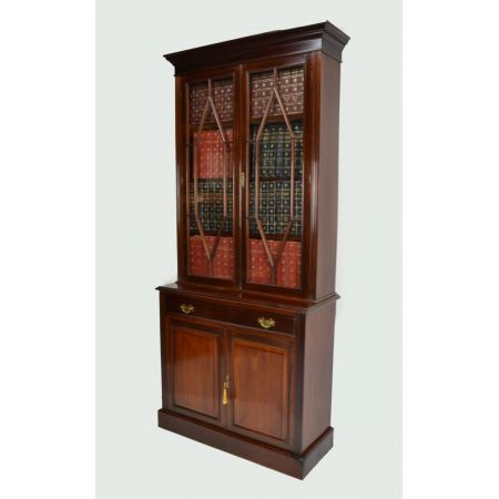 Antikes viktorianisches Mahagoni Bücherregal englisch ca 1900