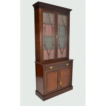 Antikes viktorianisches Mahagoni Bücherregal englisch ca 1900