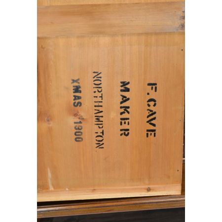 Viktorianisches Nussbaum Bücherregal antik britisch ca 1900