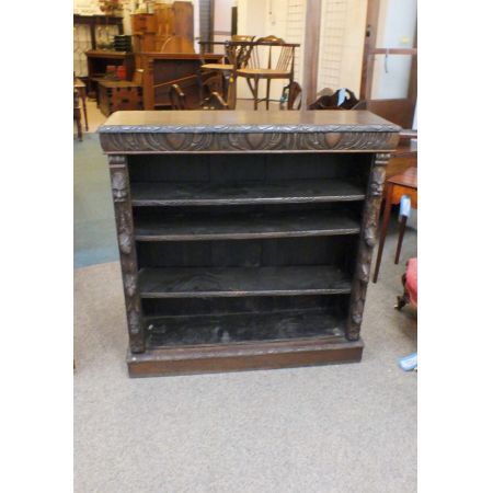 Antikes englisches Eichen Bücherregal ca 1900