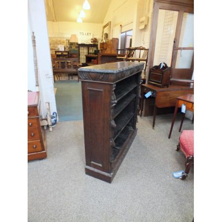 Antikes englisches Eichen Bücherregal ca 1900