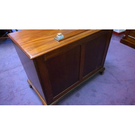 Antiker Sheraton Revival Schreibtisch Mahagoni englisch ca 1900