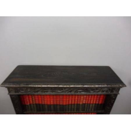 Viktorianisches antikes Bücherregal Eiche englisch ca 1890