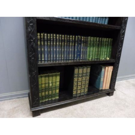 Viktorianisches antikes Bücherregal Eiche englisch ca 1890