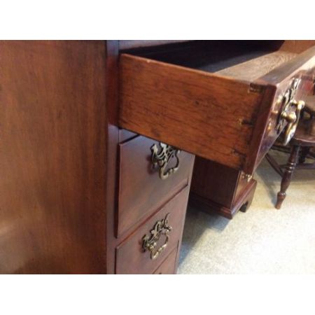 Georgianischer antiker Mahagoni Schreibtisch englisch ca 1800