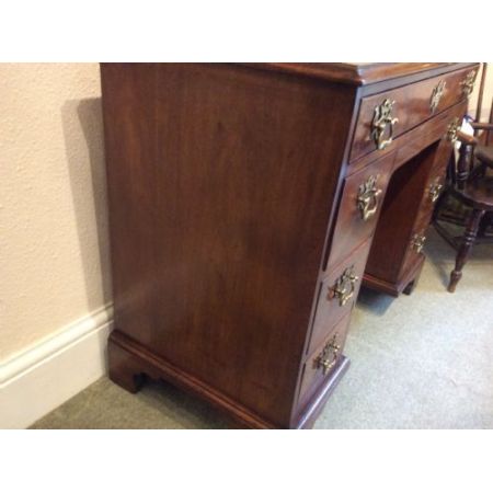 Georgianischer antiker Mahagoni Schreibtisch englisch ca 1800