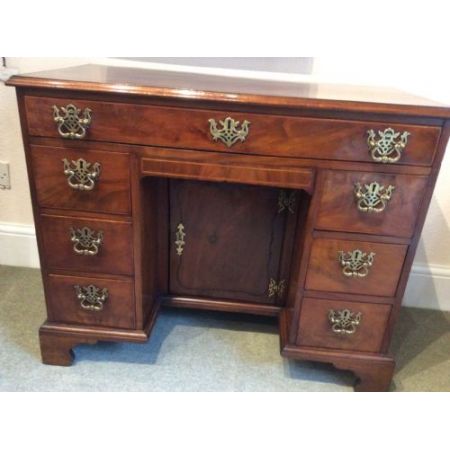 Georgianischer antiker Mahagoni Schreibtisch englisch ca 1800