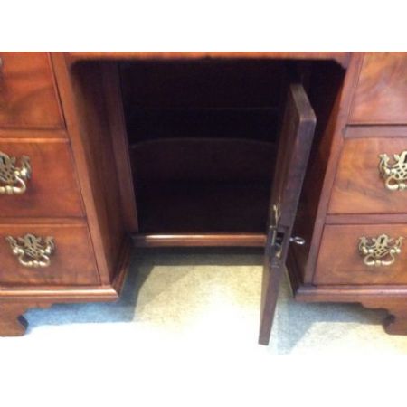 Georgianischer antiker Mahagoni Schreibtisch englisch ca 1800