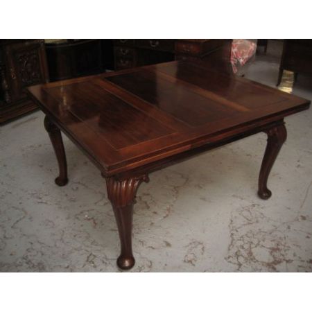 Englischer Antiker Mahagoni ausziehbarer Esstisch