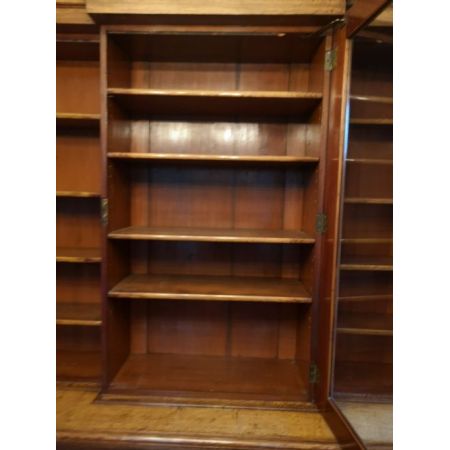 Antiker britischer Bücherschrank Eiche ca 1880