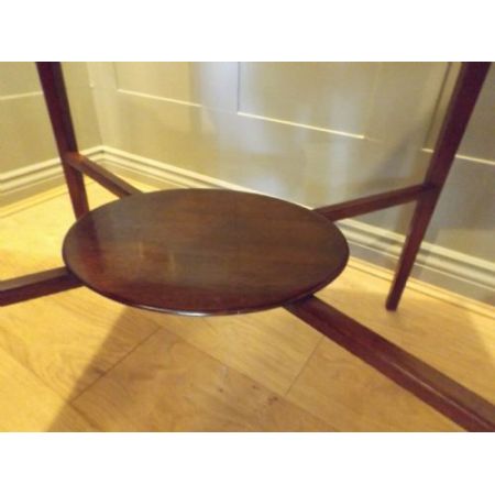 Viktorianische Antike Englische Mahagoni Bijouterie Vitrine ca. 1880