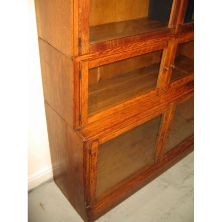 Antiker englischer Eichen Bücherschrank ca 1920