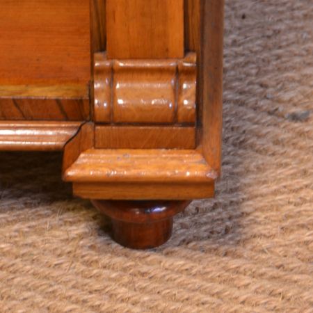 Viktorianisches antikes Nussbaum Bücherregal englisch ca 1880