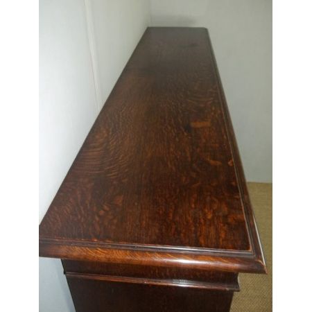 Antikes original britisches Eichen Bücherregal ca 1900