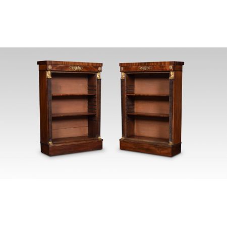 Antike Regency Bücherregale Mahagoni englisch ca 1900