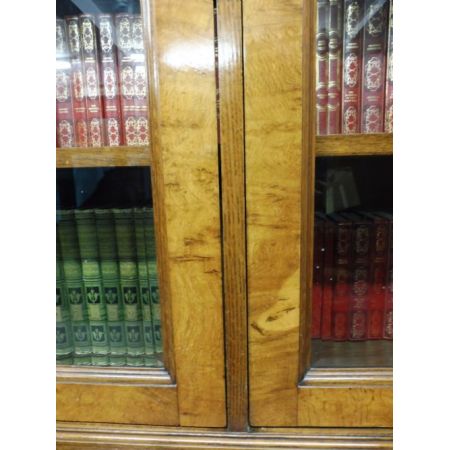 Antiker viktorianischer Bücherschrank Eiche englisch ca 1890