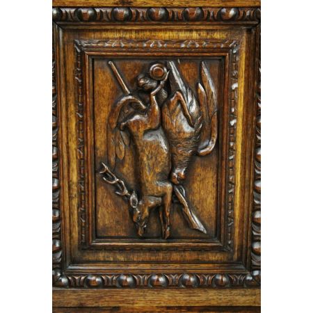 Antiker englischer Eichen Bücherschrank ca 1880