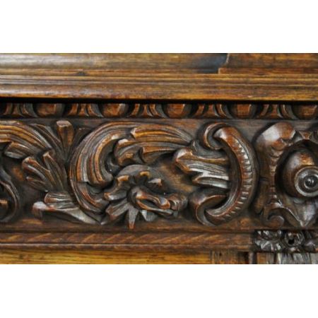 Antiker englischer Eichen Bücherschrank ca 1880