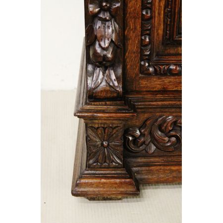 Antiker englischer Eichen Bücherschrank ca 1880