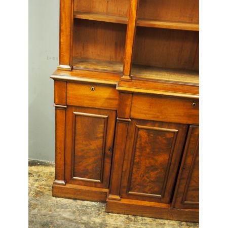 Viktorianischer antiker Mahagoni Bücherschrank englisch ca 1840