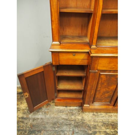 Viktorianischer antiker Mahagoni Bücherschrank englisch ca 1840