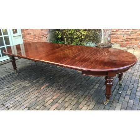 Viktorianischer Mahagoni Esstisch antik englisch ca 1850