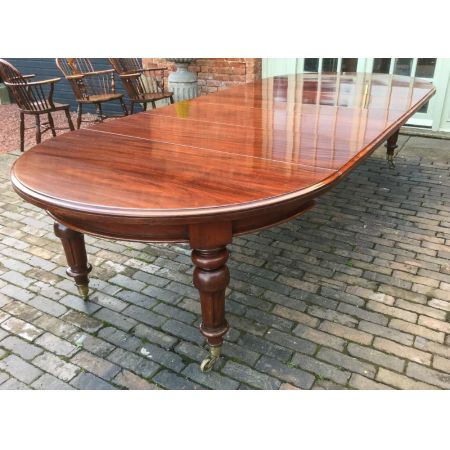 Viktorianischer Mahagoni Esstisch antik englisch ca 1850