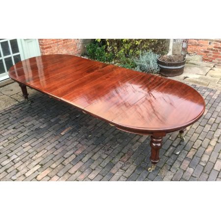 Viktorianischer Mahagoni Esstisch antik englisch ca 1850