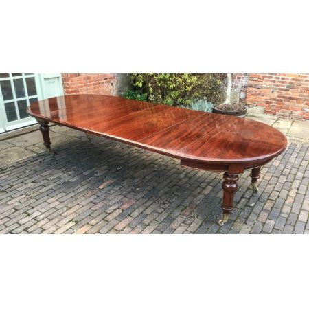 Viktorianischer Mahagoni Esstisch antik englisch ca 1850