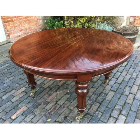Viktorianischer Mahagoni Esstisch antik englisch ca 1850