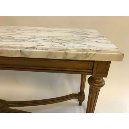 Antiker französischer Marmor Konsolentisch ca 1920