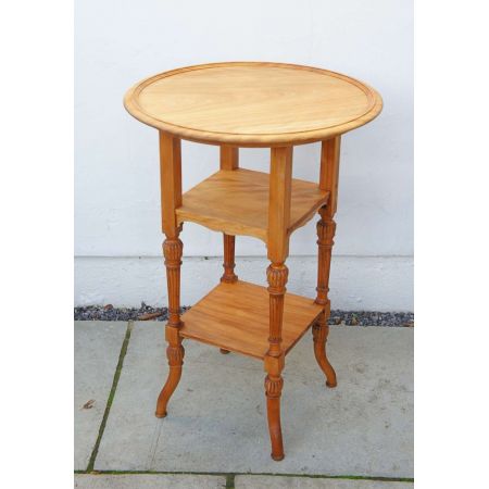 Viktorianischer englischer Beistelltisch Buche antik ca 1880