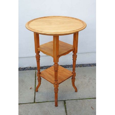 Viktorianischer englischer Beistelltisch Buche antik ca 1880