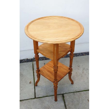 Viktorianischer englischer Beistelltisch Buche antik ca 1880