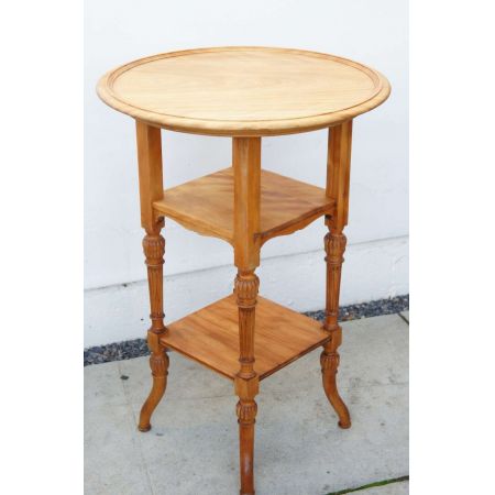 Viktorianischer englischer Beistelltisch Buche antik ca 1880