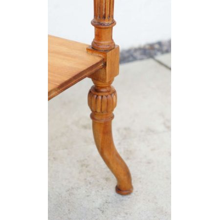 Viktorianischer englischer Beistelltisch Buche antik ca 1880