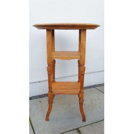 Viktorianischer englischer Beistelltisch Buche antik ca 1880