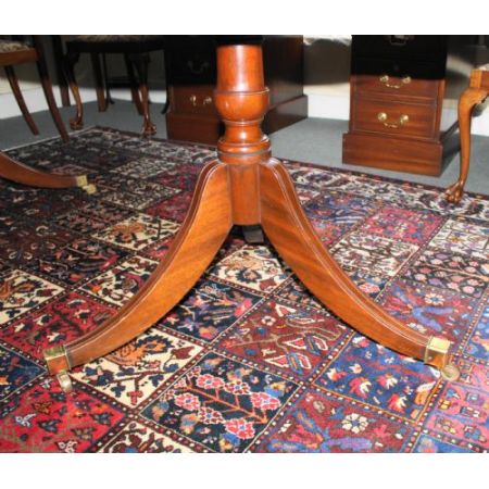 Georgianischer Mahagoni Esstisch antik britisch ca 1930