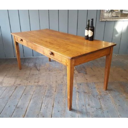 Antiker französischer Landhaus Esstisch Eiche ca 1880