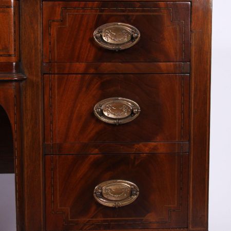 Antiker englischer Mahagoni Schreibtisch britisch ca 1900