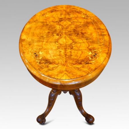 Antiker viktorianischer Nussbaum Tisch englisch ca 1870